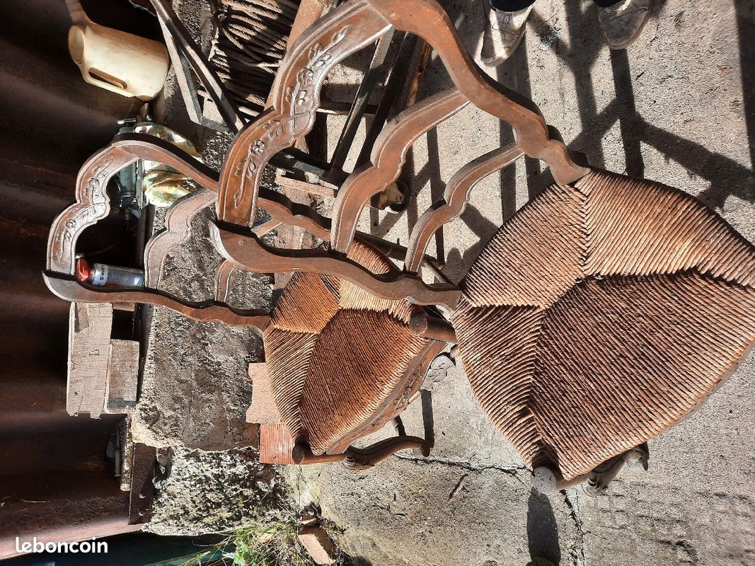 Veritables Chaises pailles château Pagnol (image 4)