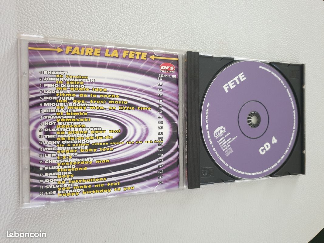 CD Faire la fête volume 4 (image 2)
