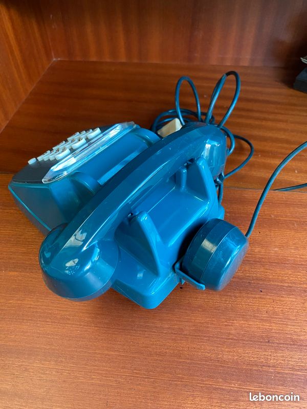 Téléphone vintage socotel bleu (image 2)