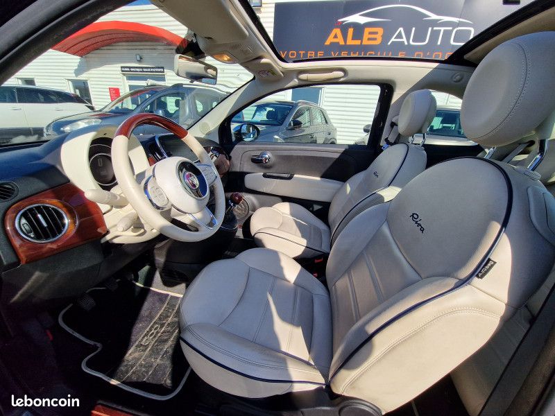 Fiat 500C 0.9 8V TWINAIR 105CH S&S RIVA (VOLANT BOIS) (image 7)