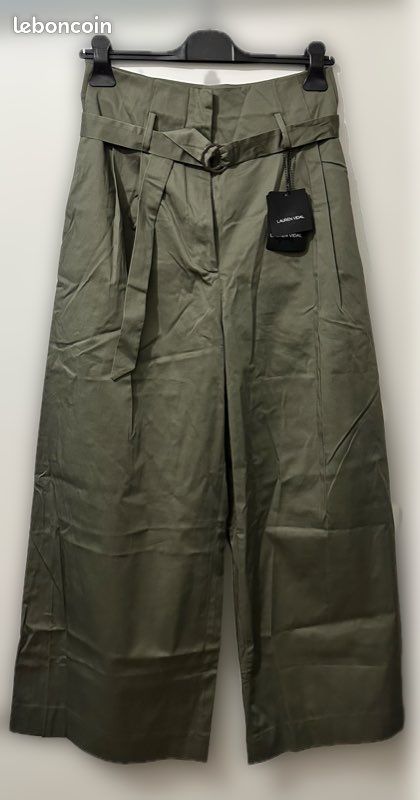 Clayeux pantalon en velours fines côtes, état NEUF, coton doublé, fille