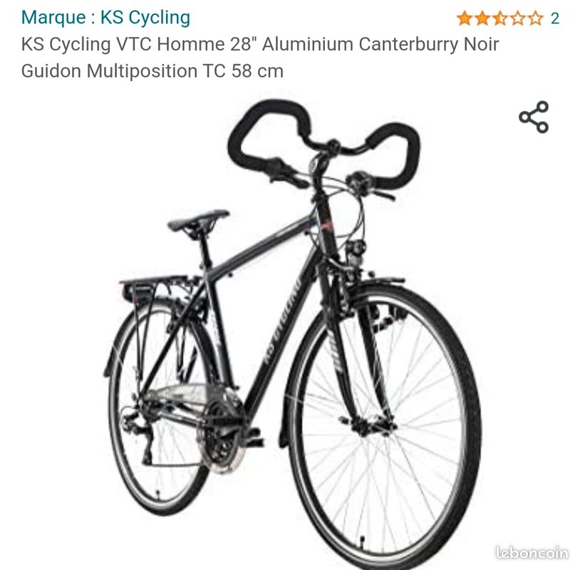 Vend vélo vtc état neuf (image 1)
