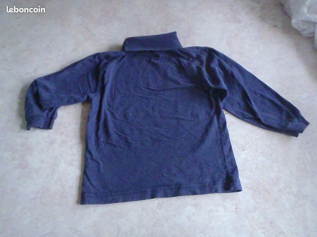 Col roulé bleu marine 6 ans (image 2)
