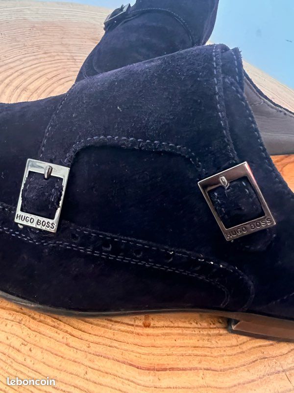 Baskets HUGO BOSS bleues pour homme