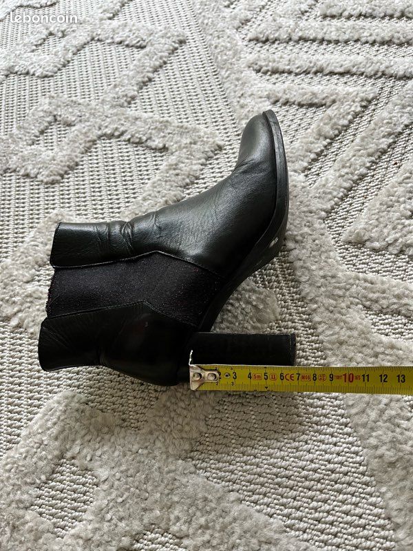 Bottines cuir noir Mellow Yellow en 37 Chaussures