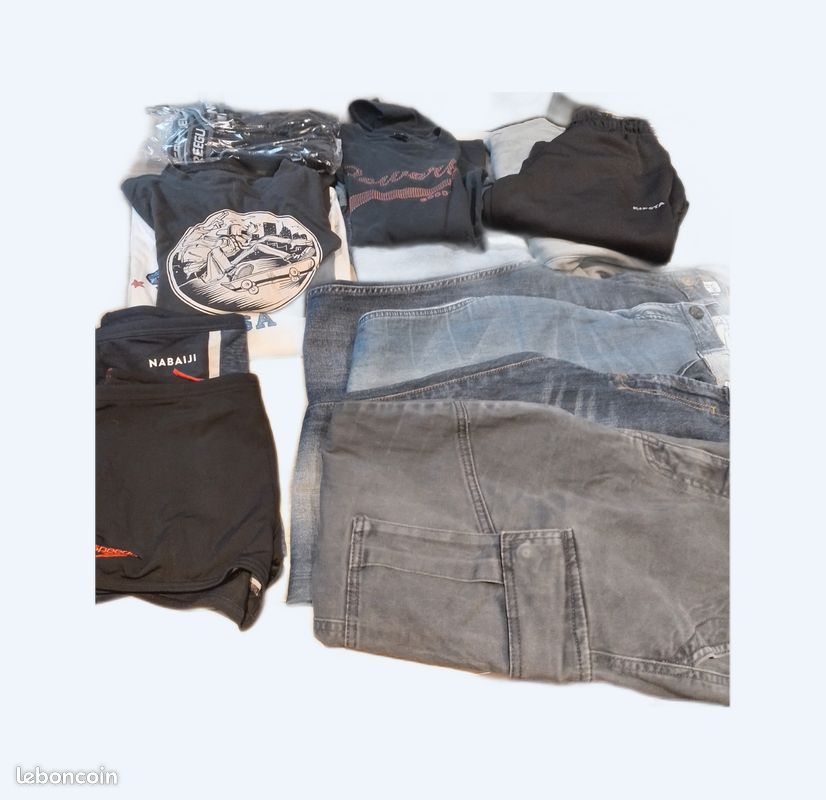 Lot vetements garçon taille 16 ans ou S Vêtements