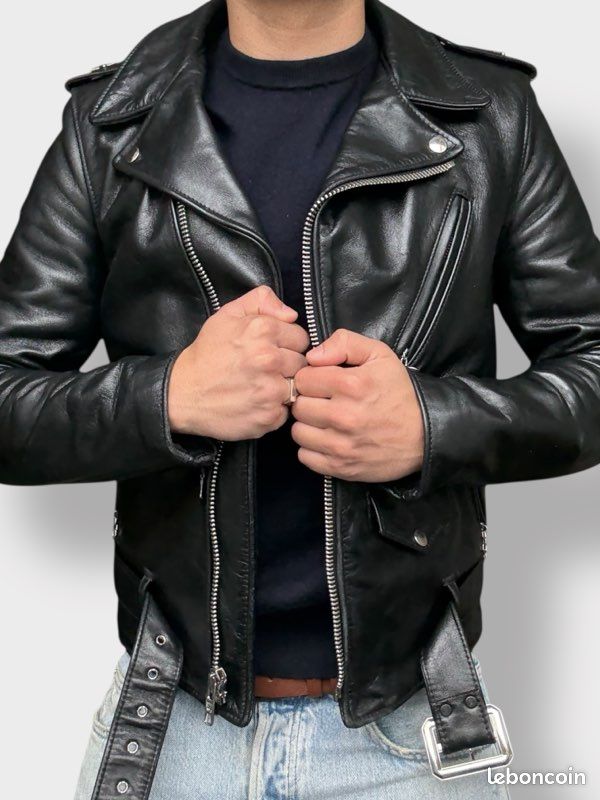 Veste Cuir Perfecto SCHOTT One Star 618HH - Taille S, Occasion Très Bon état