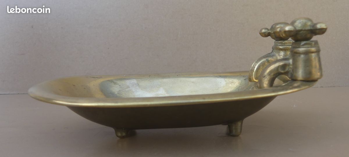 Porte-Savon Mural En Laiton Et Céramique Pour Salle De Bain (Blanc