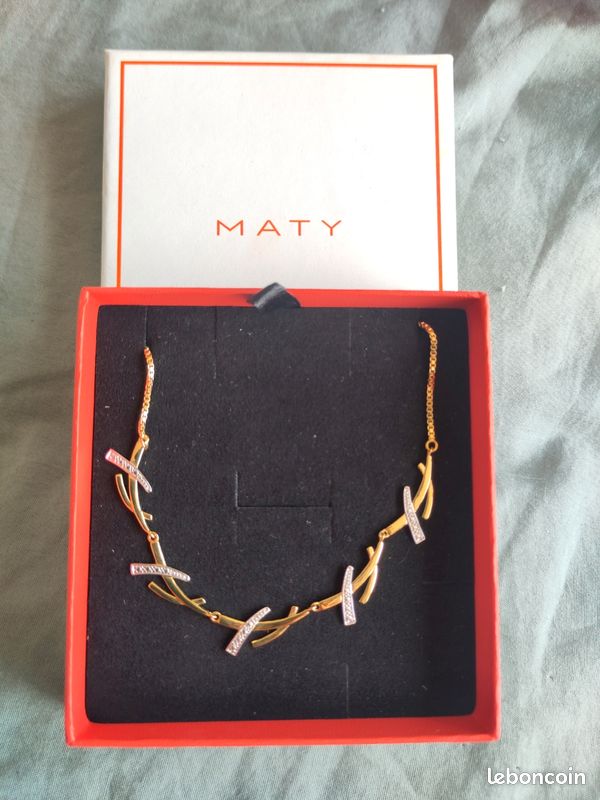 Collier Chaine En Or Maty Collier Maille Or Jaune Collier Or 375