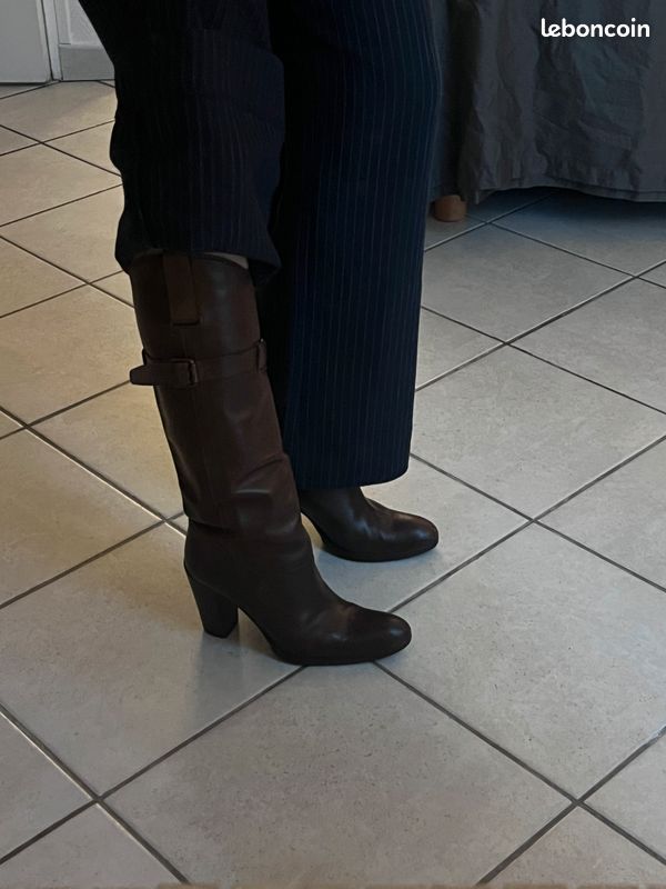 Bottes Marron Reqins Années 2000 (image 7)