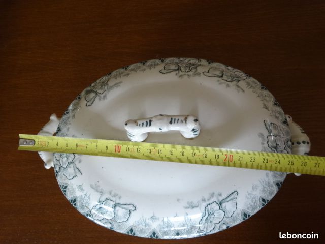 Soupière légumier vintage "Terre de fer" (au marché de Berry) (image 16)