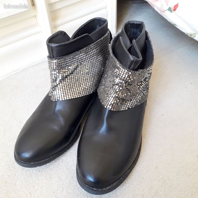Bottines & low boots motards Kookai 39 (image 1)