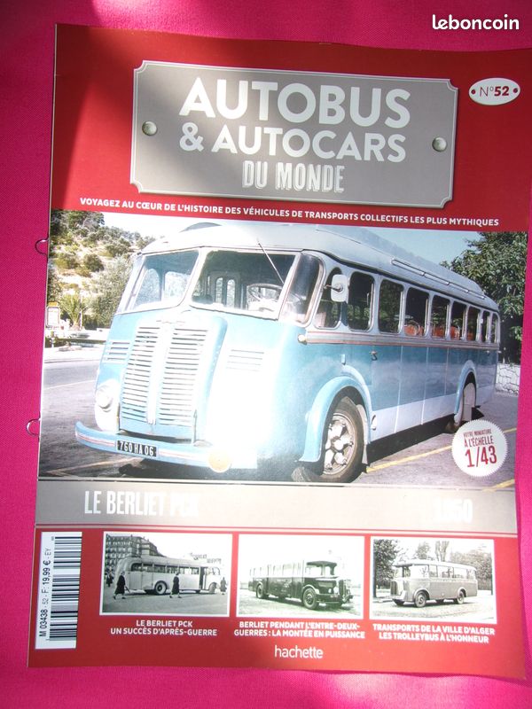 Berliet PCK8W | Ixo models. #52. Autobus & autocars du monde