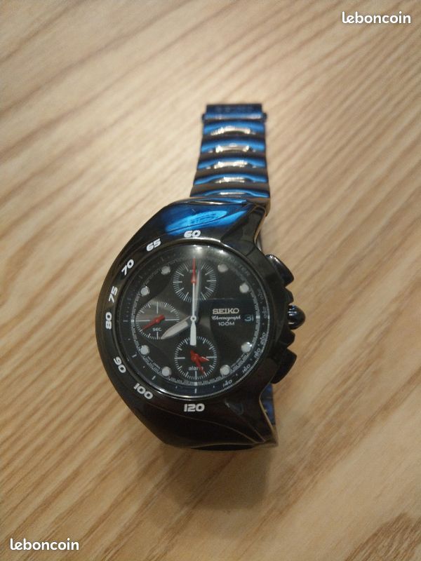 Rare montre SEIKO chronograph 100m VINTAGE (image 1)