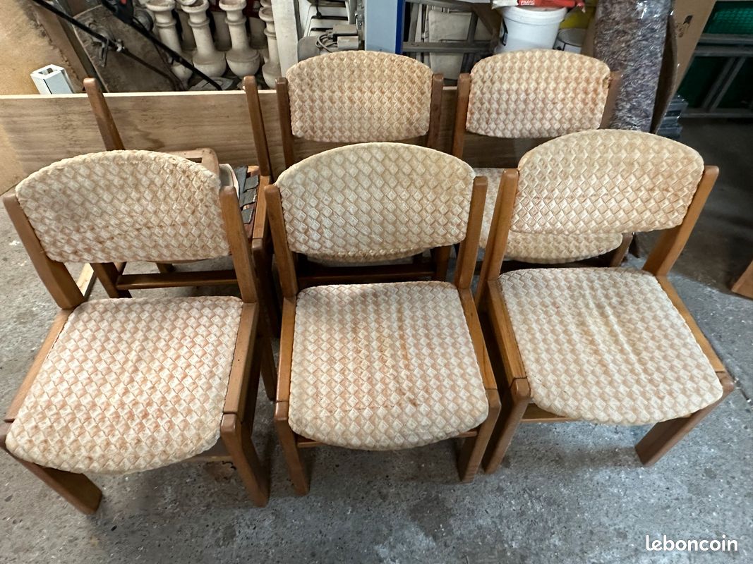 Vends lot de chaises à restaurer Roche Bobois (image 6)