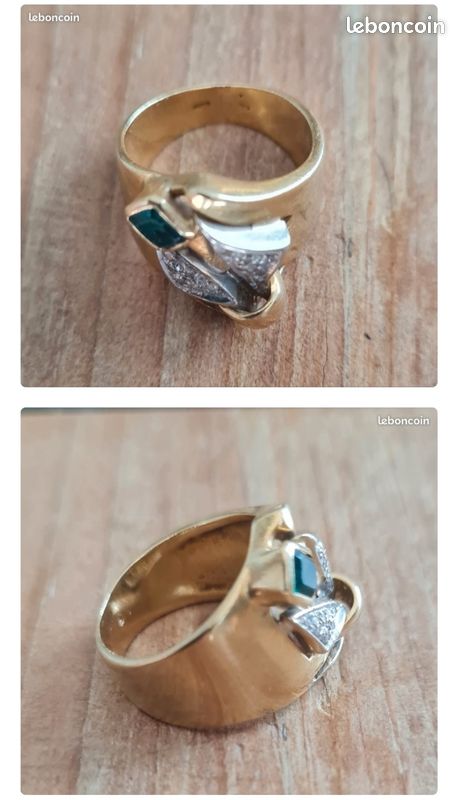 Bague en or 18 carats (image 1)