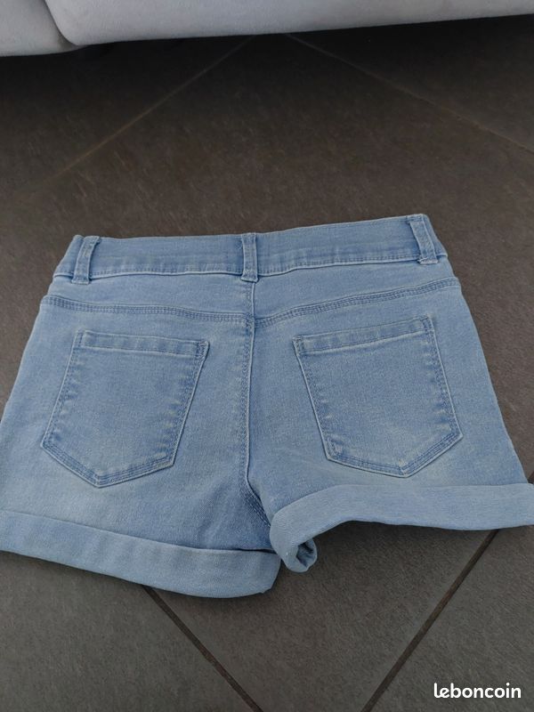 Gymboree Girls Ivory Adjustable Waist Bermuda Cuff Shorts Size 8 New