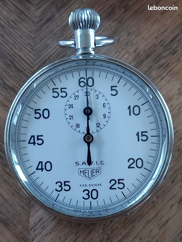 Chronomètre Vintage HEUER Savic - Suisse - Occasion En état De Marche