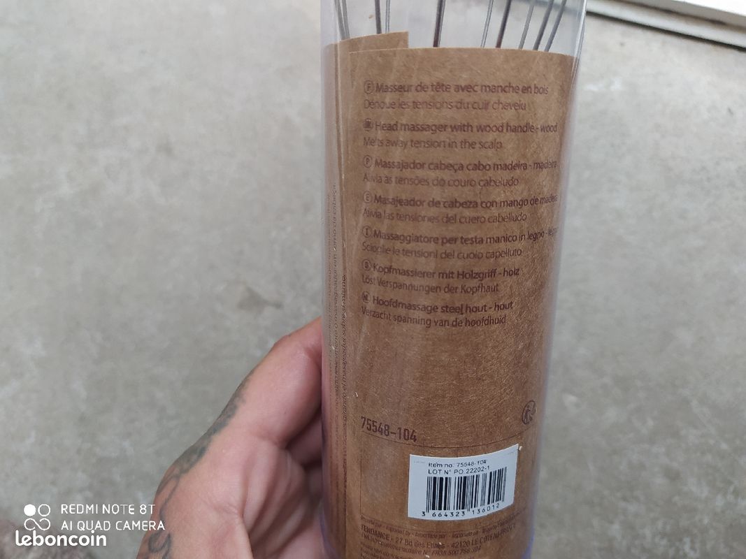 Griffe pour massage de tête (image 3)