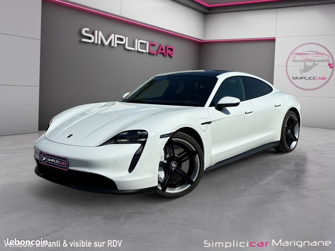 PORSCHE TAYCAN 4S 530 ch GARANTIE PORSCHE APPROVED - ECRAN PASSAGER - BOSE - TOIT PANO - CAM 360 - (image 4)