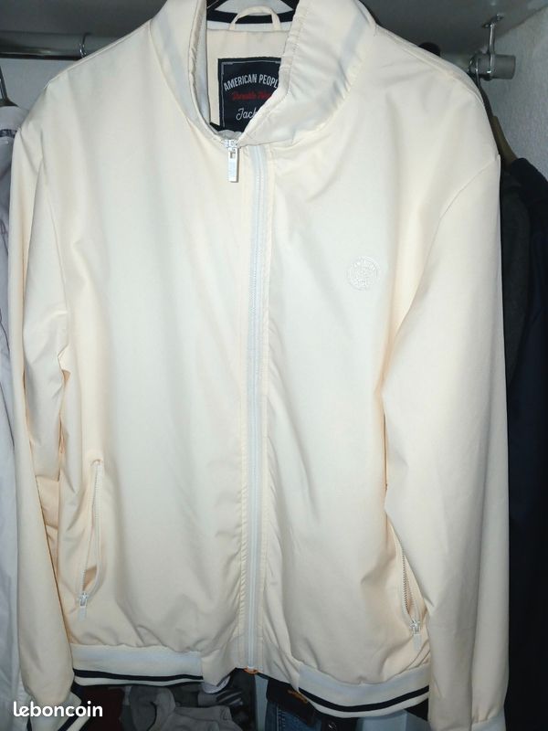 Blouson homme taille l neuf creme (image 1)