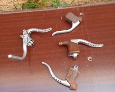 VÉLO ANCIEN 4 Patins Freins Rustines brake Pads Old Bike NOS