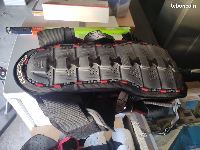 Protections moto Alpinestars – dorsale, coudières et genouillères/tibias NÉGOCIABLE (image 2)