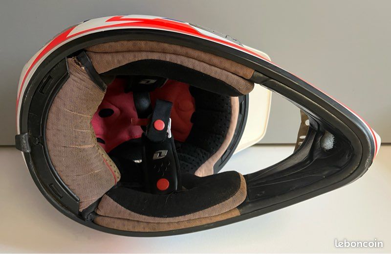 Casque Vintage JT Racing BMX - Jaune - Visière Ventilée - Rare