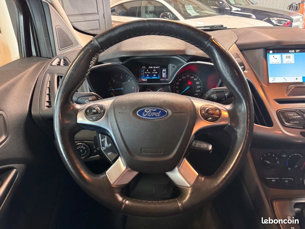 FORD TRANSIT CONNECT CABINE APPROFONDIE 1.5 ECOBLUE 120 S&S BVA8 Trend CAMÉRA DE RECUL / ANDROID AUTO / ATTELAGE / ENTRETIEN COMPLET (image 24)