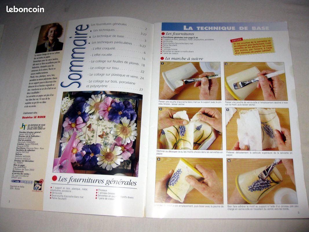 Collages de serviettes en papier Tome III - Label Emmaus