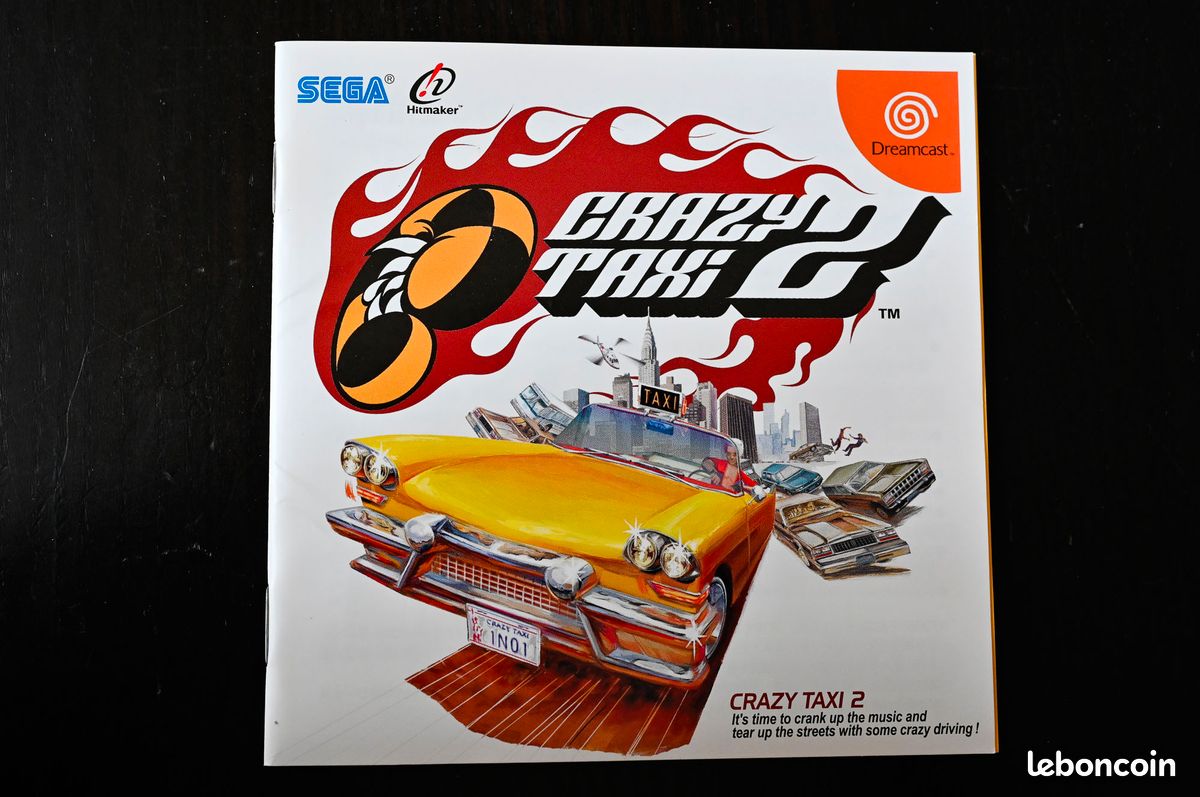 Crazy Taxi 2 - Sega Dreamcast - Version Japonaise Complète (CIB) - Très Bon état