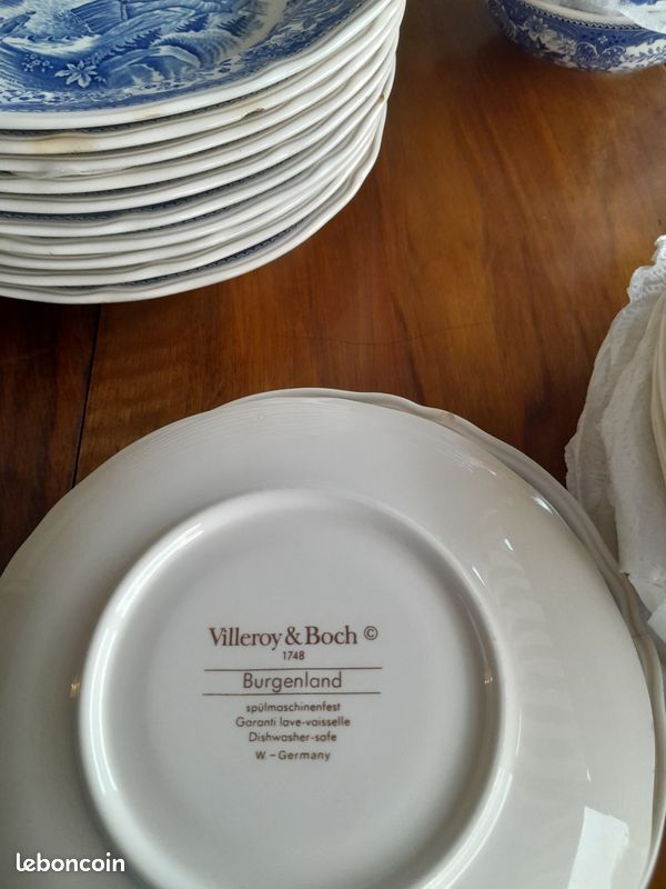 Service Villeroy et Boch 41 pieces Burgenland bleu (image 5)