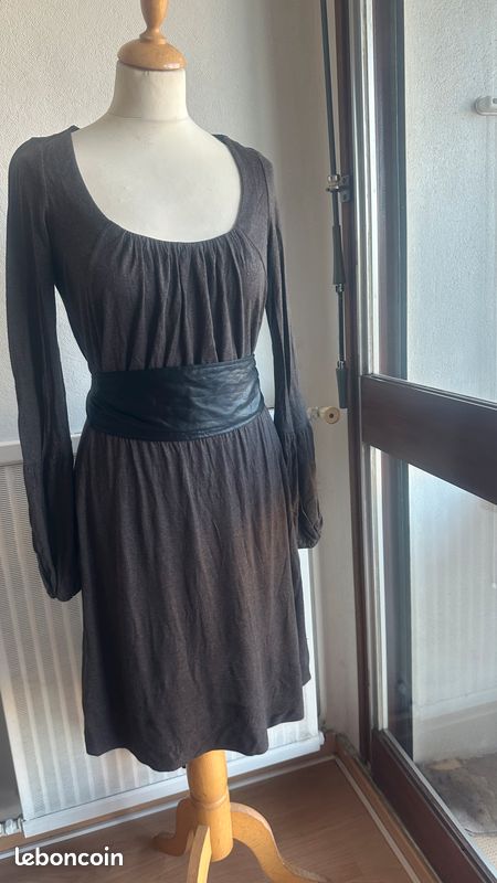Robe en laine viscose Biscote t/M tbe (image 1)