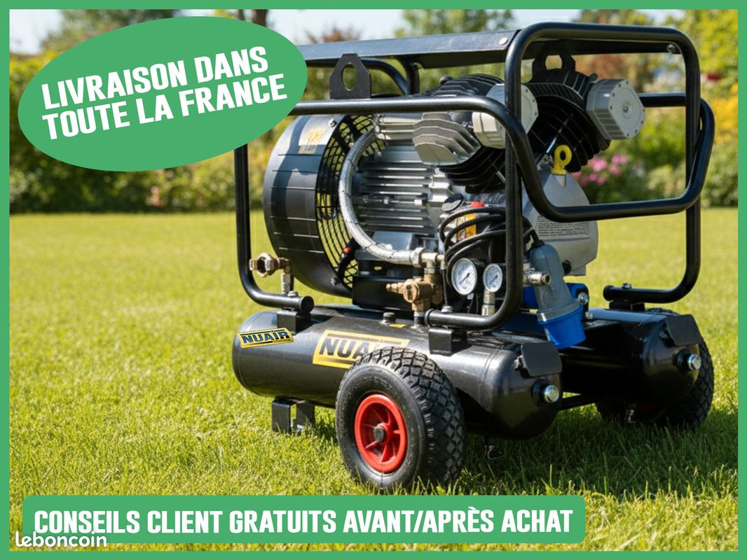 WARRIOR – Compresseur pour Aérogommeuse et Cabine (image 2)