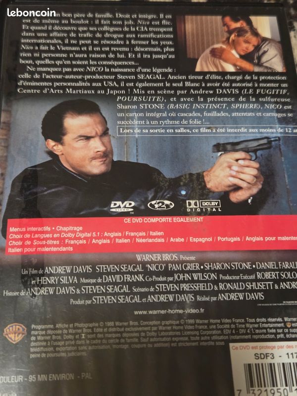 Trilogie culte Vintage steven Seagal dvd (image 6)