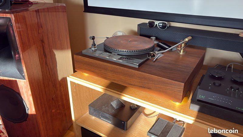 Platine Vinyle Garrard 125SB Vintage - Très Bon état Avec Ampli