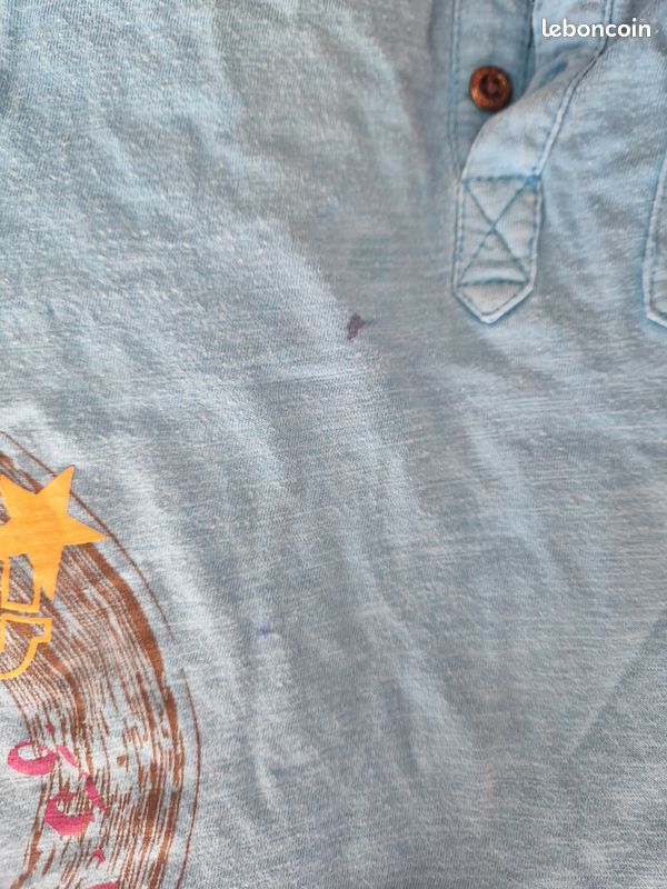 1 tee shirt bleu la compagnie des petits taille 6 ans (image 2)