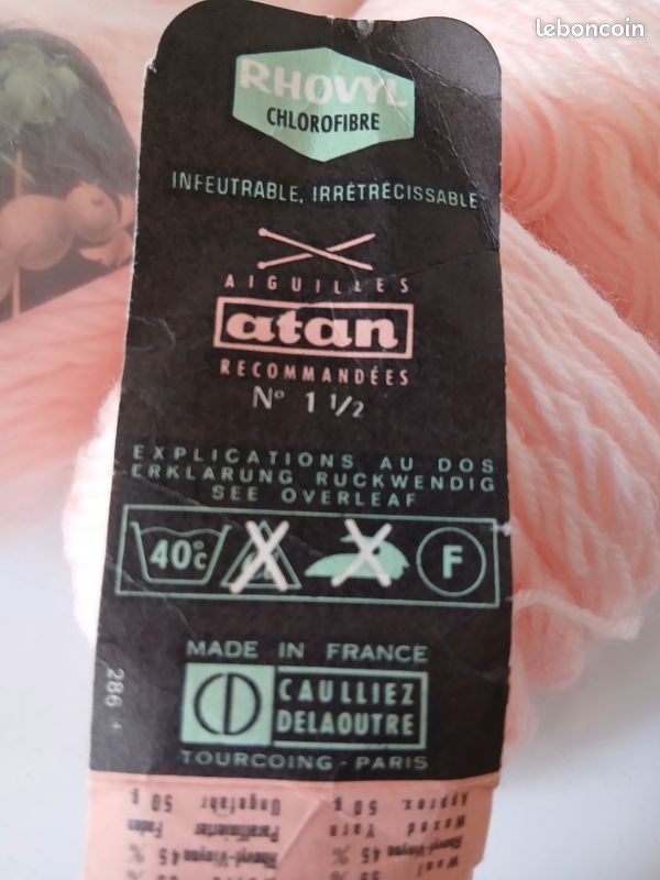 Rare pelotes de laine layette de Chantelaine (image 4)