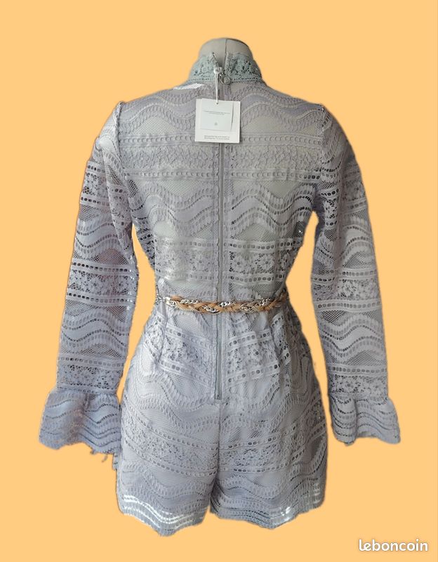 Missguided Lace Jumpsuit Size 12 UK FR40 (image 5)