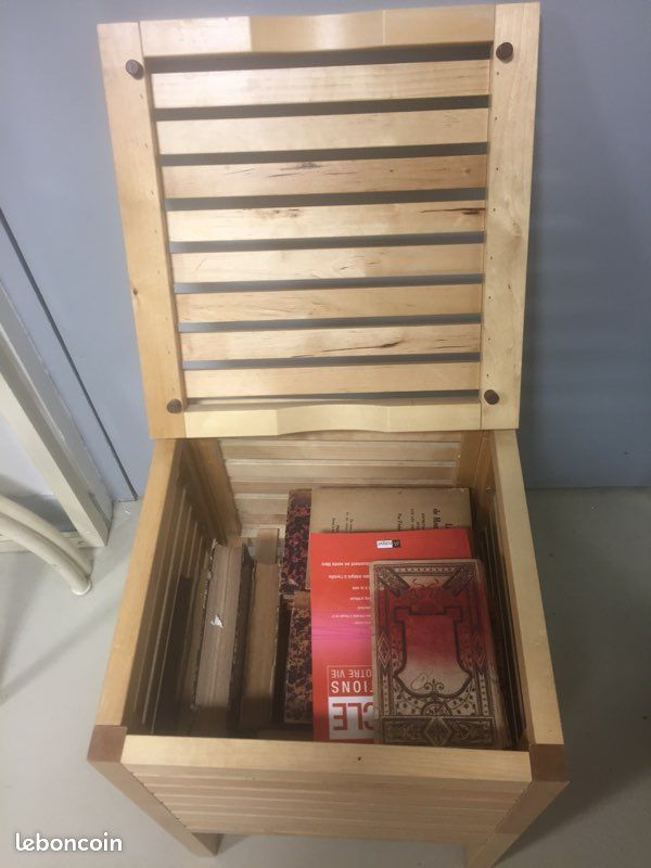 Meuble de chevet ou de rangement pin massif vernis IKEA (image 3)