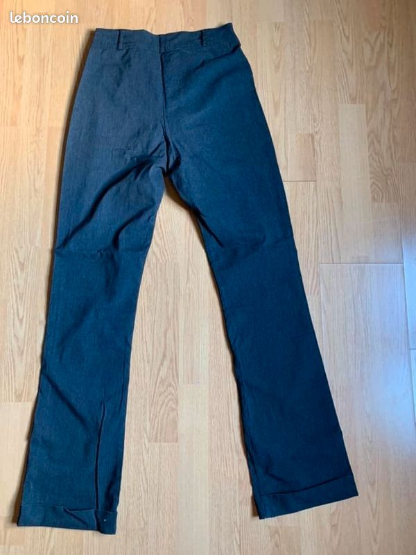 Pantalon gris anthracite (image 2)