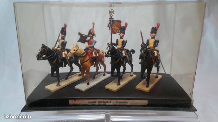 4 Grenadiers Soldats De Plomb - Garde Impériale - 54mm - Premier Empire