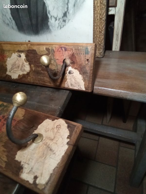 Lot de 2 porte manteaux anciens (image 3)
