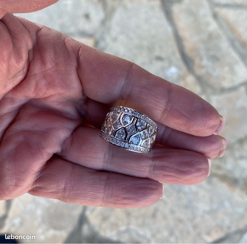 Alliance Vintage En Argent Massif Plaqué Or - Taille 51 - État Neuf
