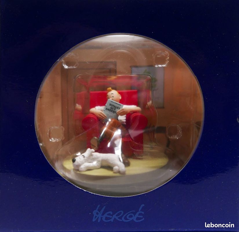 Tintin at home/coffret scene/figurine - Objet dérivé - Achat & prix
