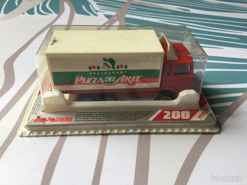 Camion Restaurant Pizza Majorette Neuf - Blister Del Arte Fabriqué En France