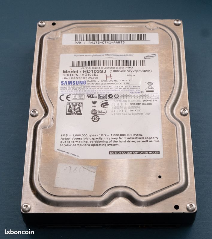 Hdd samsung hd103sj Accessoires informatique