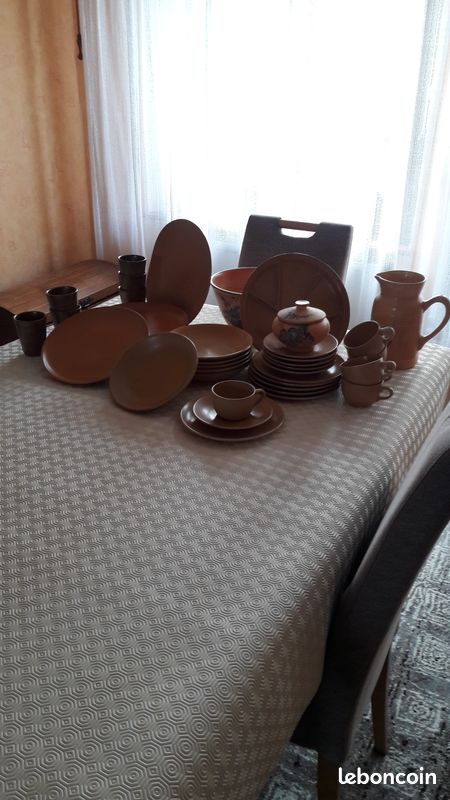 Service de table / a cafe en gres (image 4)