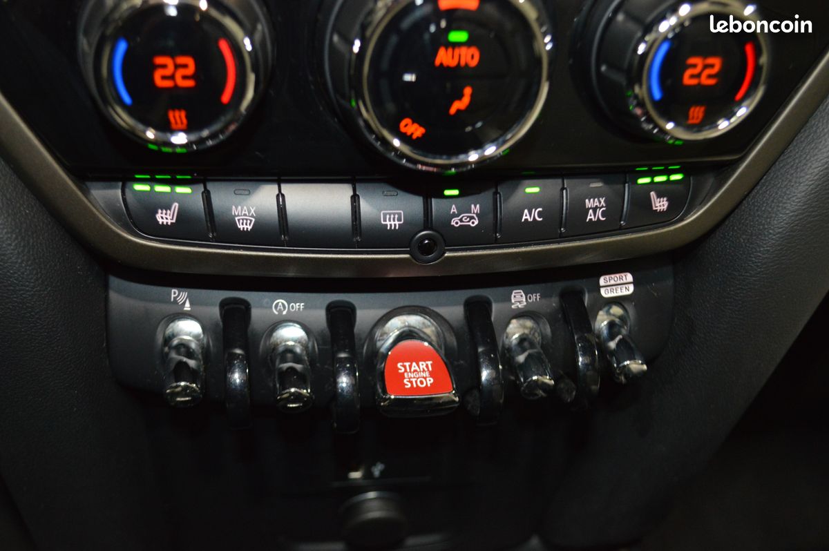 MINI COUNTRYMAN II (F60) COOPER D ALL4 RED HOT CHILI 150 BVA8-48.800km-Toit Ouvrant-GPS CarPlay-Sièges Chauffants-Cuir Intégral Blanc-Jantes 19"-Historique Limpide Mini-Etat Rare-Garantie 12 Mois (image 13)