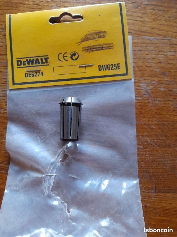 Collet Dewalt pour defonceuse DW625E (image 1)